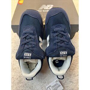 New Balance Kid 515 Hook and Loop SZ 9 Kids Toddler Navy/White New in Box